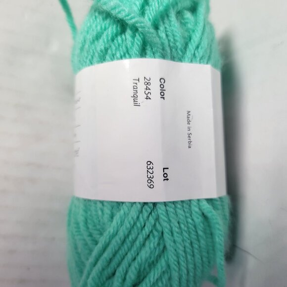 Lot of 10 Mini Skeins Knit Picks Brava Blue & Green Worsted Weight Yarn - Picture 16 of 16